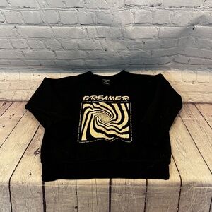 Little Bipsy Black 'Dreamer' Graphic Sweatshirt